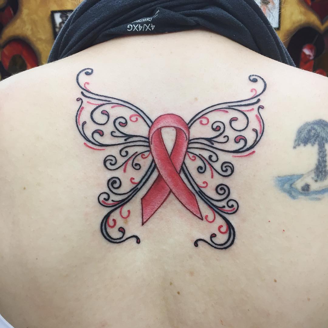 Breast Cancer Ribbon Tattoos Cool Ideas For Pink Ribbon